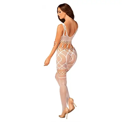 Catsuit Obsessive G330 Alb XL-2XL