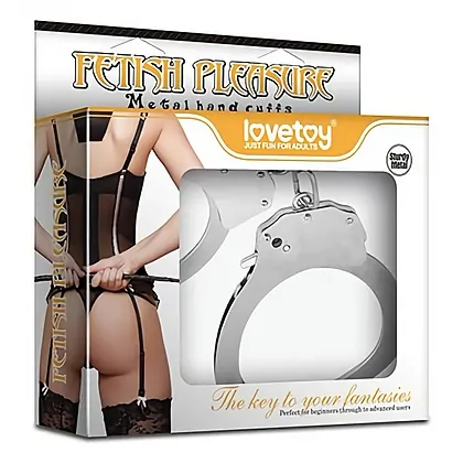 Cătușe Fetish Pleasure Argintiu