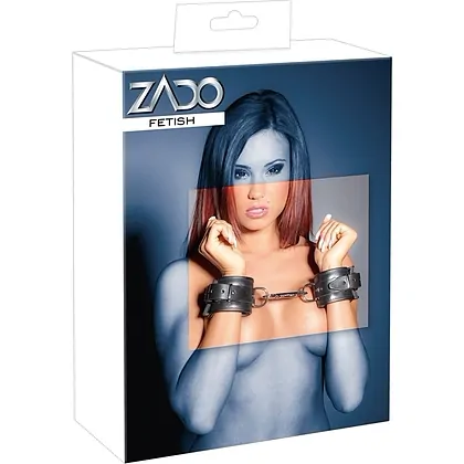 Cătușe Mâini Leather Cuffs Negru