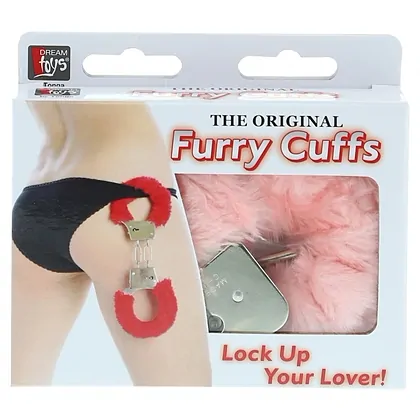 Cătușe Material Metalic Plușate Roz