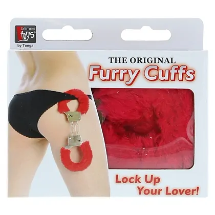 Cătușe Metal With Plush Red Roșu