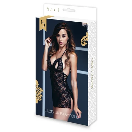Chemise Baci Cu Model Floral Negru XL-2XL