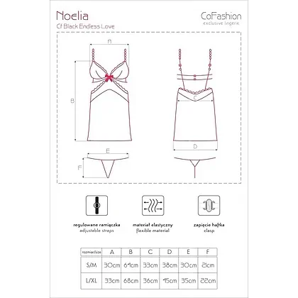 Chemise CoFashion Noelia Negru S-M