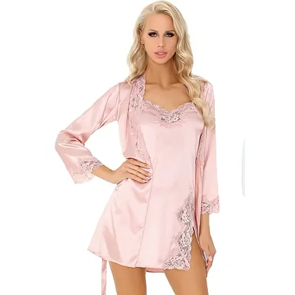 Chemise Cu Halat LivCo Ainhoan Roz S-M