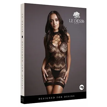 Chemise Le Désir Criss Cross Neck Negru S-L