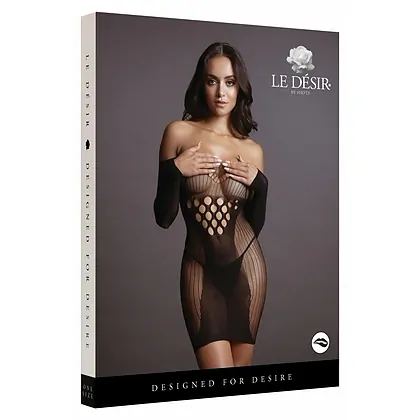 Chemise Le Desir Long Sleeved Mini Dress Negru S-L