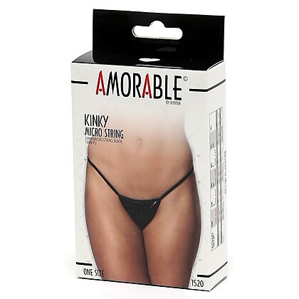 Chilot Amorable Micro Emelia Negru S-L