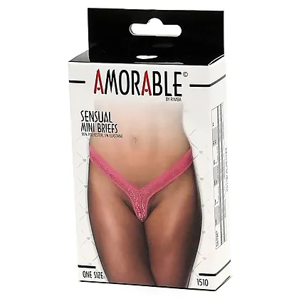 Chilot Amorable Mini Slip Roz S-L