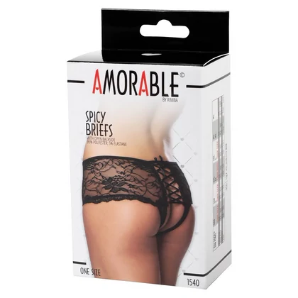 Chilot Amorable Open Back Charlotte Negru S-L