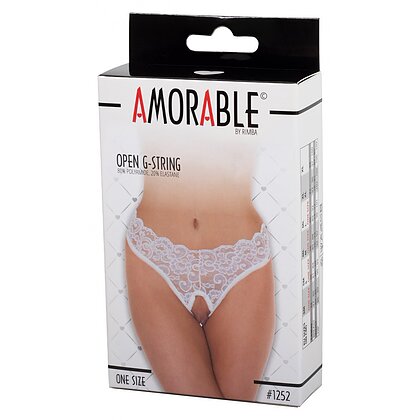 Chilot Amorable Open Lydia Alb S-L