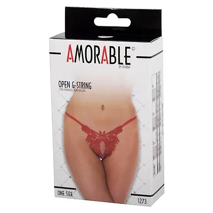 Chilot Amorable Open Madeline Roșu S-L