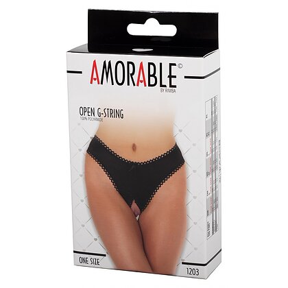 Chilot Amorable Open Melanie Negru S-L