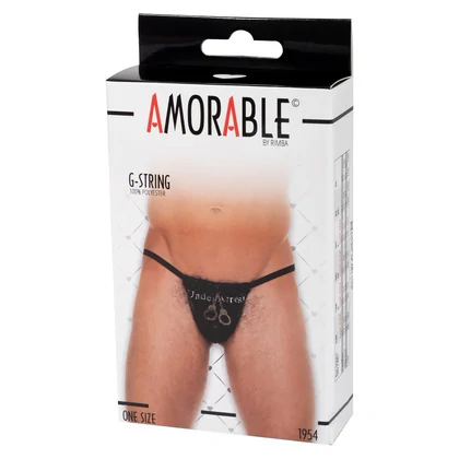 Chilot Amorable Sebastian Thong Negru S-L