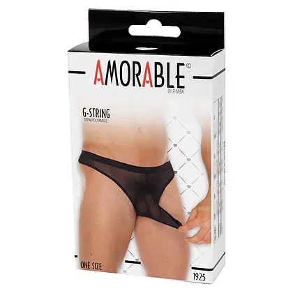 Chilot Amorable Transparent Spout Negru S-L