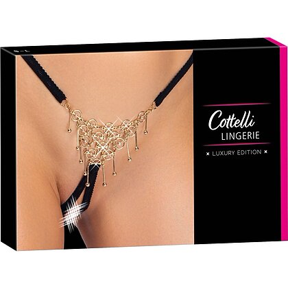 Chilot Cottelli Collection Atracția Decupată Negru S-L