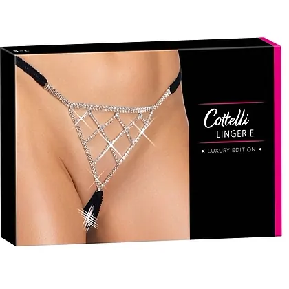 Chilot Cottelli Collection Magia Decupată Negru S-L