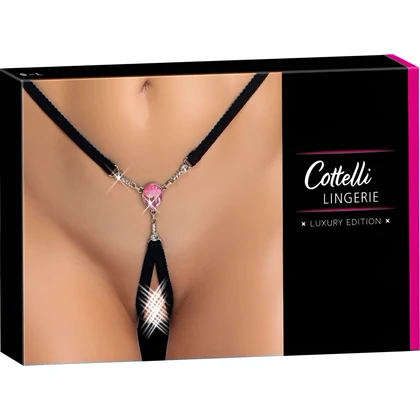 Chilot Cottelli Collection Senzualitate Decupată Negru S-L