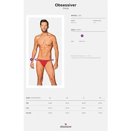 Chilot Obsessive Obsessiver Roșu S-L