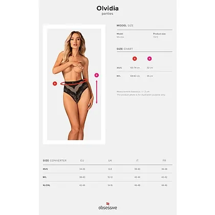 Chilot Obsessive Olvidia Negru XS-S