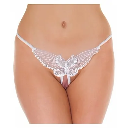 Chilot Open Butterfly Amorable Alb S-L