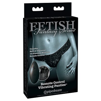Chiloți Vibratori Fetish Fantasy Series Negru
