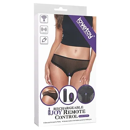 Chiloți Vibratori IJOY Rechargeable Remote Control Negru