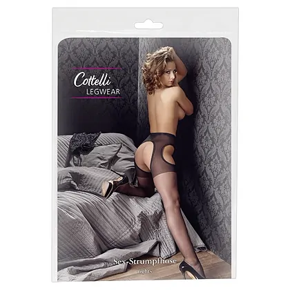 Ciorapi Cottelli Collection Nastasia Negru L-XL