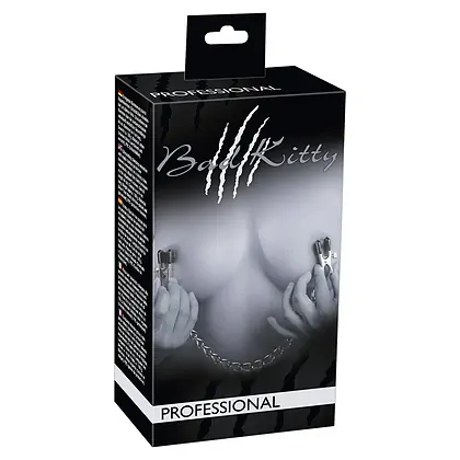 Cleme Sfârcuri Bad Kitty Chain Argintiu