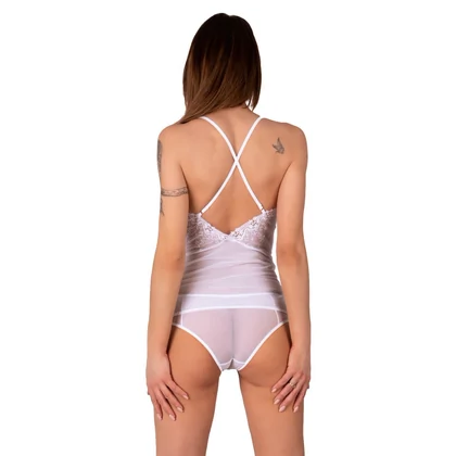 Corset LivCo Isope Alb L