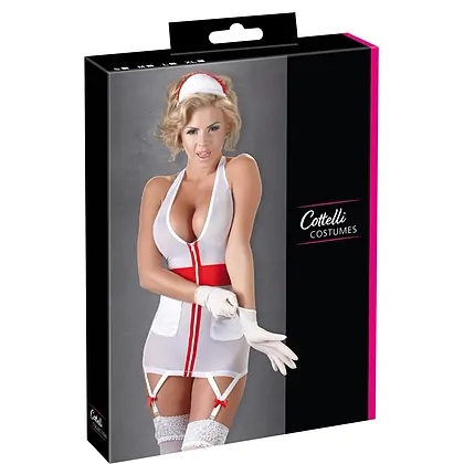 Costum Asistentă Cottelli Collection Alb S