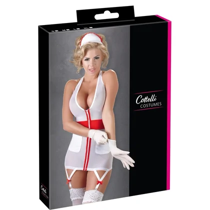 Costum Asistentă Cottelli Collection Alb S