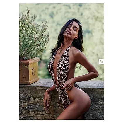 Costum Baie Obsessive Cancunella Leopard S-L