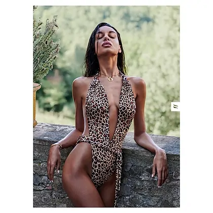 Costum Baie Obsessive Cancunella Leopard S-L