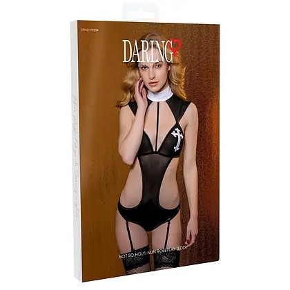 Costum Daring Intimates Not So Holy Negru L-XL