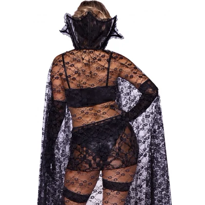 Costum Leg Avenue Seductive Vampire în Lace Negru XS