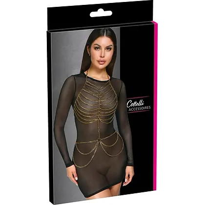 Cottelli Collection – Lanț De Corp Sofisticat Auriu