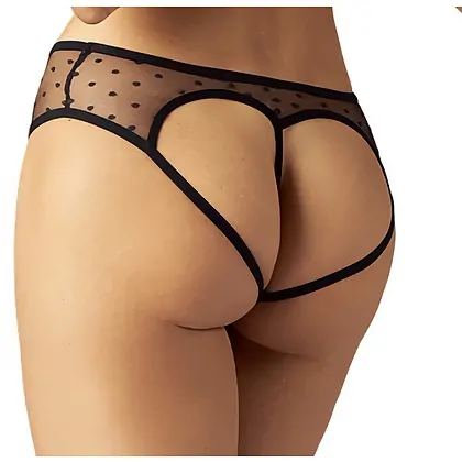 Crotchless Panties Obsessive Nuites Negru S-M