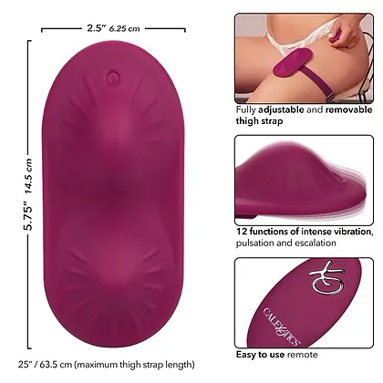 Dual Rider Masator Telecomandă Reîncărcabil Mov