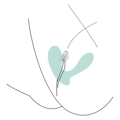 DuoVibe II – Vibrator punct G cu Tapping, 9 Moduri, Reîncărcabil Verde