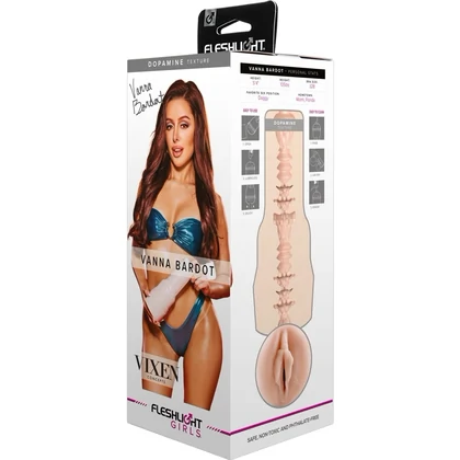 Fleshlight Vanna Bardot Dopamine - Realistă, Compactă