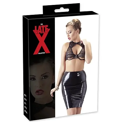 Fustă LateX Raquel Negru M