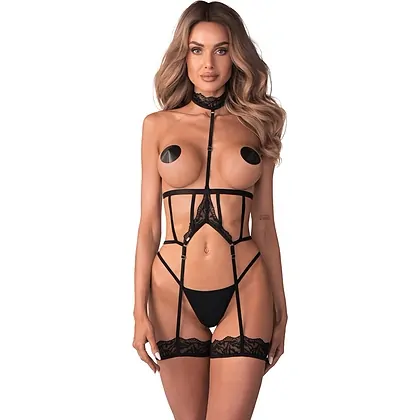 Harness Obsessive Hersis Negru S-M