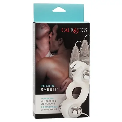 Inel Penis Dual Rocking Rabbit Transparent