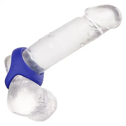 Inel Penis Penis Ball Dual Ring Albastru