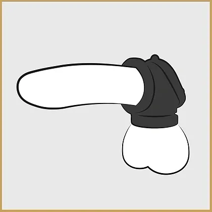 Inel Penis Pipe Tare Ca Piatră Negru