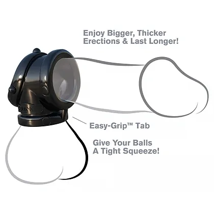 Inel Penis Pipe Tare Ca Piatră Negru