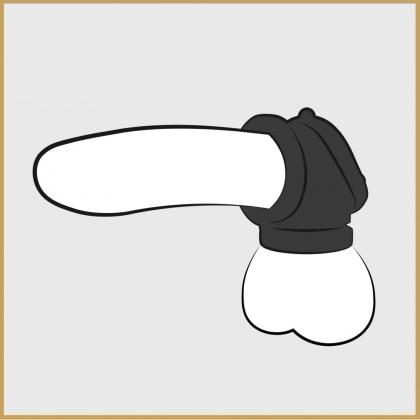 Inel Penis Pipe Tare Ca Piatră Negru