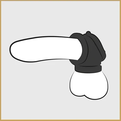Inel Penis Pipe Tare Ca Piatră Negru
