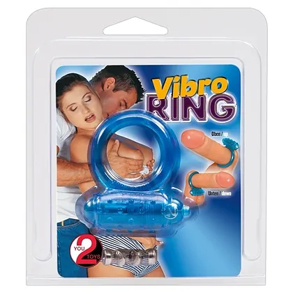 Inel Penis Vibrating Ring Albastru