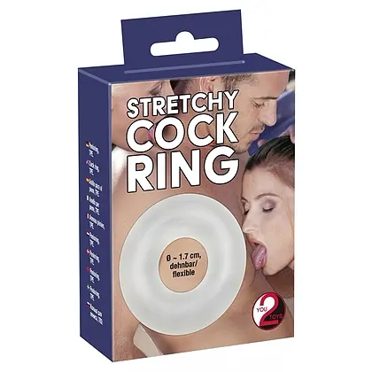 Inel Pentru Penis Stretchy Alb